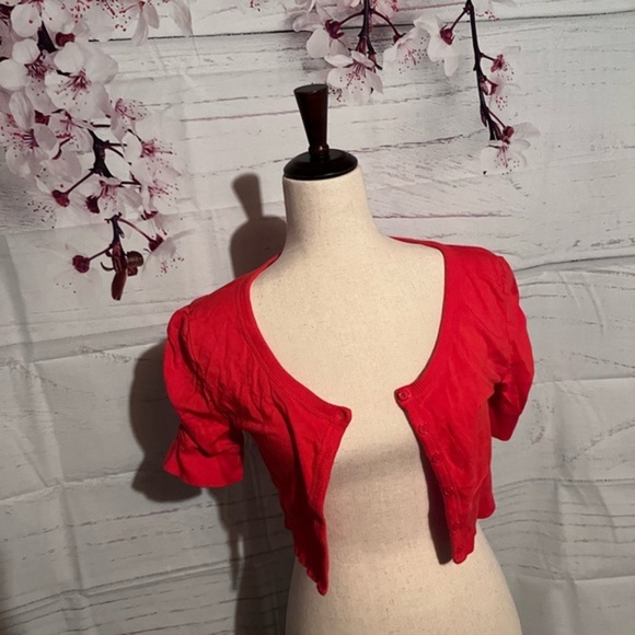 Orange half sweater - Picture 1 of 6